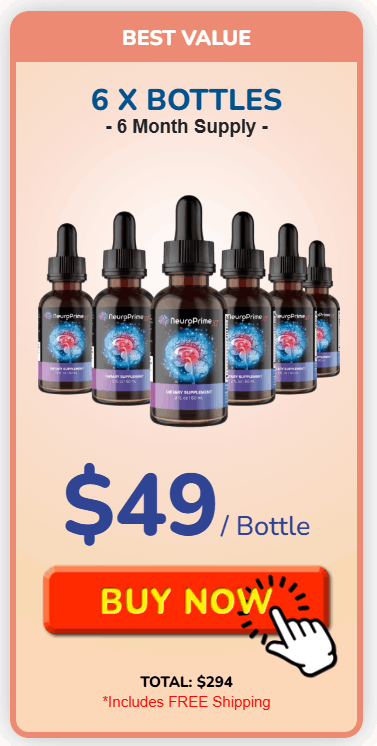 NeuroPrime buy now 6 bottles