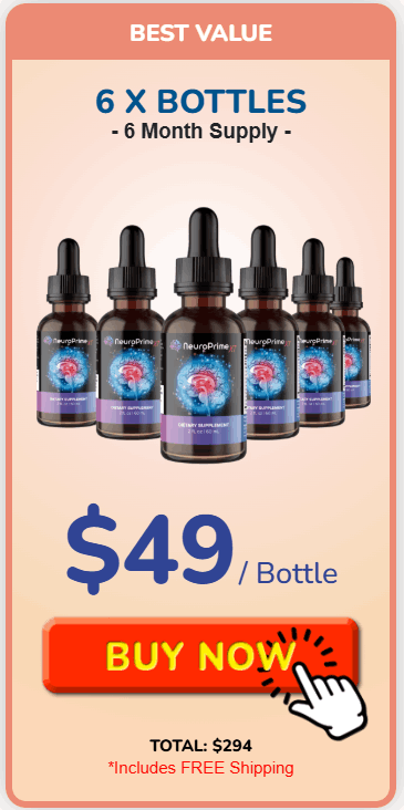 NeuroPrime buy now 6 bottles